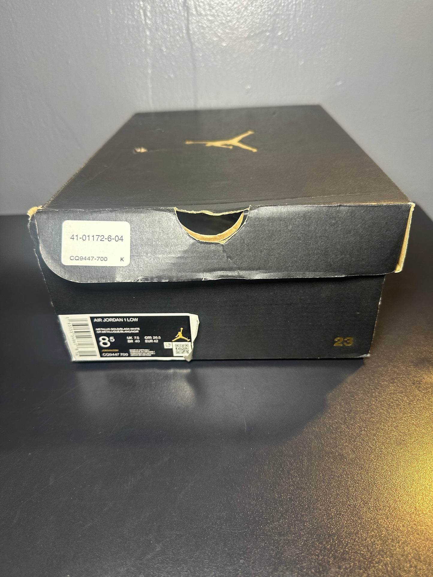 Jordan 1 low “Gold Toe” 2019