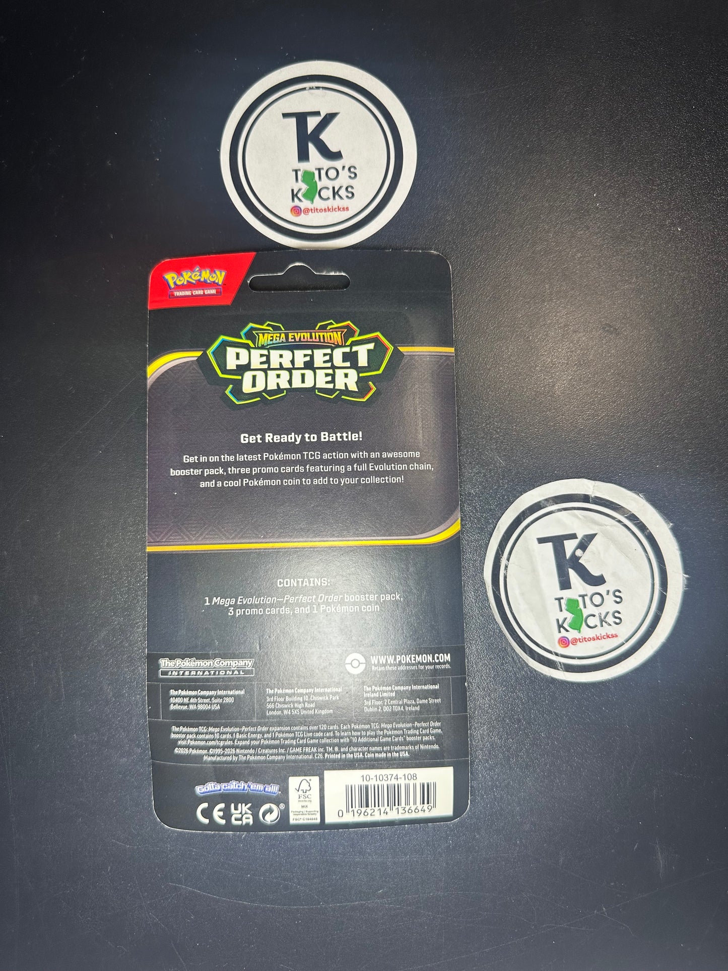 Pokemon Perfect Order Meganium Promo Pack