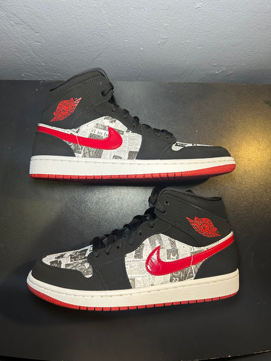 Jordan 1 Mid “Newspaper” 2019