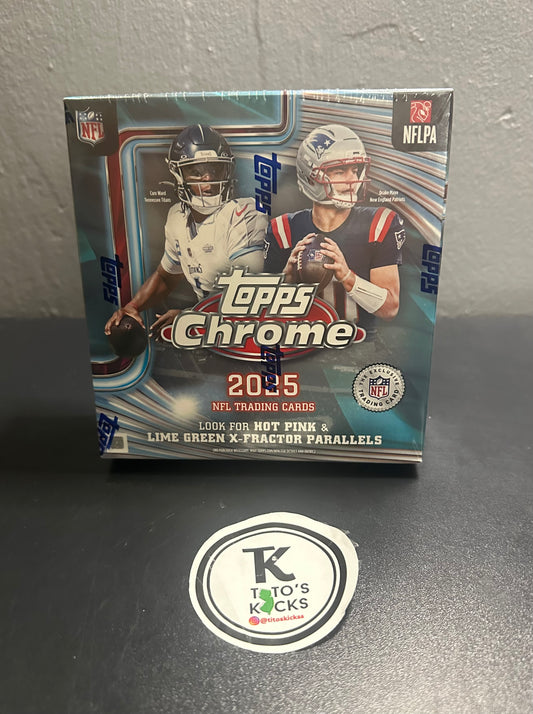 Topps Chrome NFL Football 2025 Mega