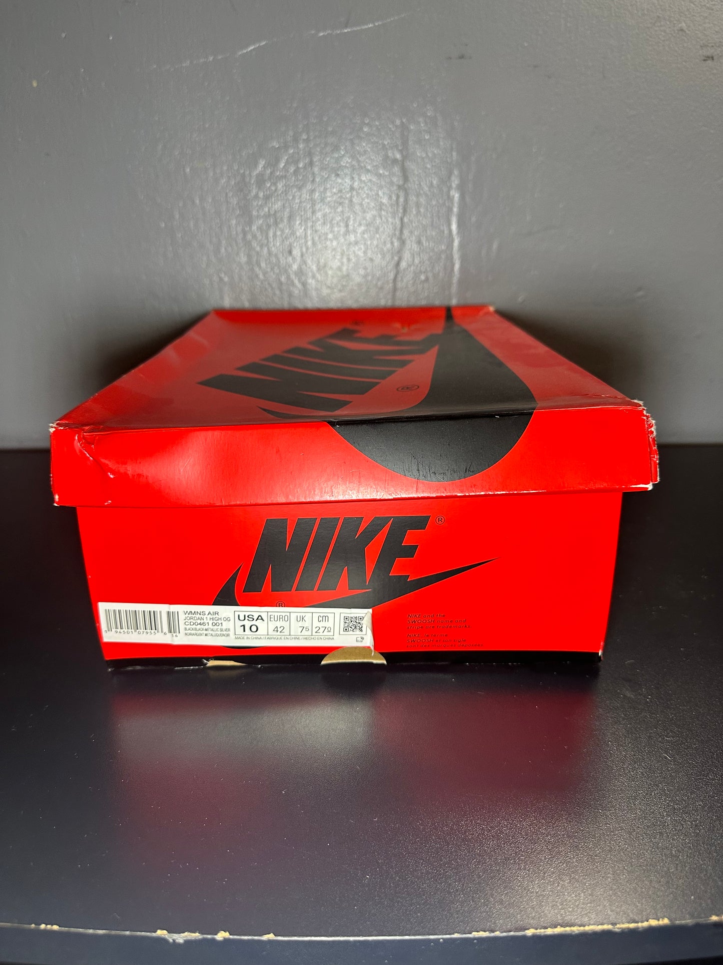 Jordan 1 Retro High “Silver Toe”