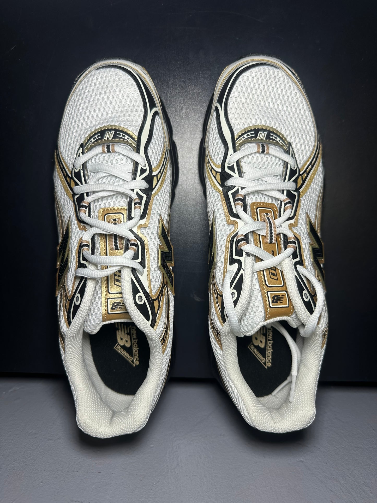 New Balance 740 White Gold Black