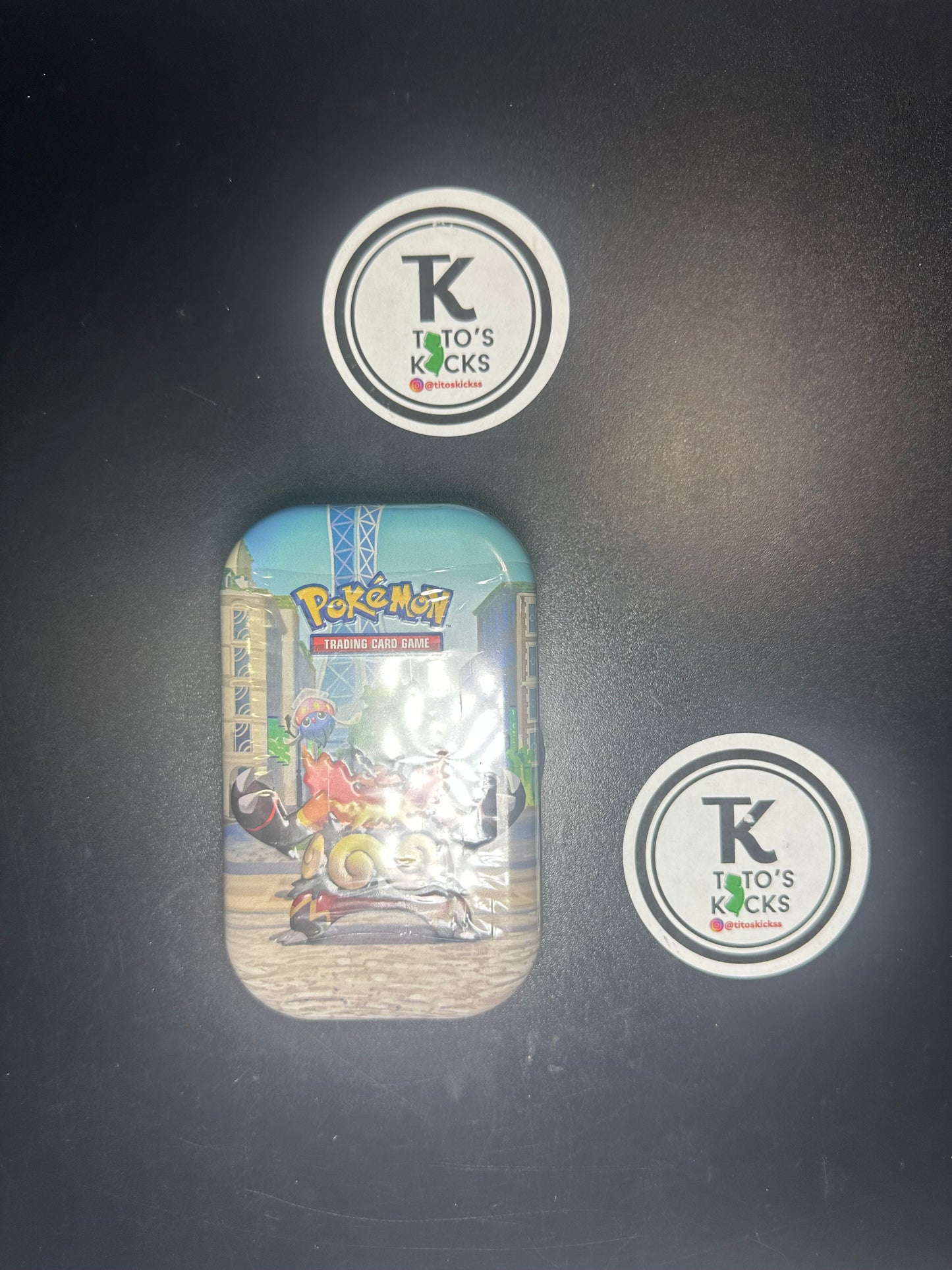 Pokémon TCG Lumiose City Mini Tin (Emboar & Inkay)