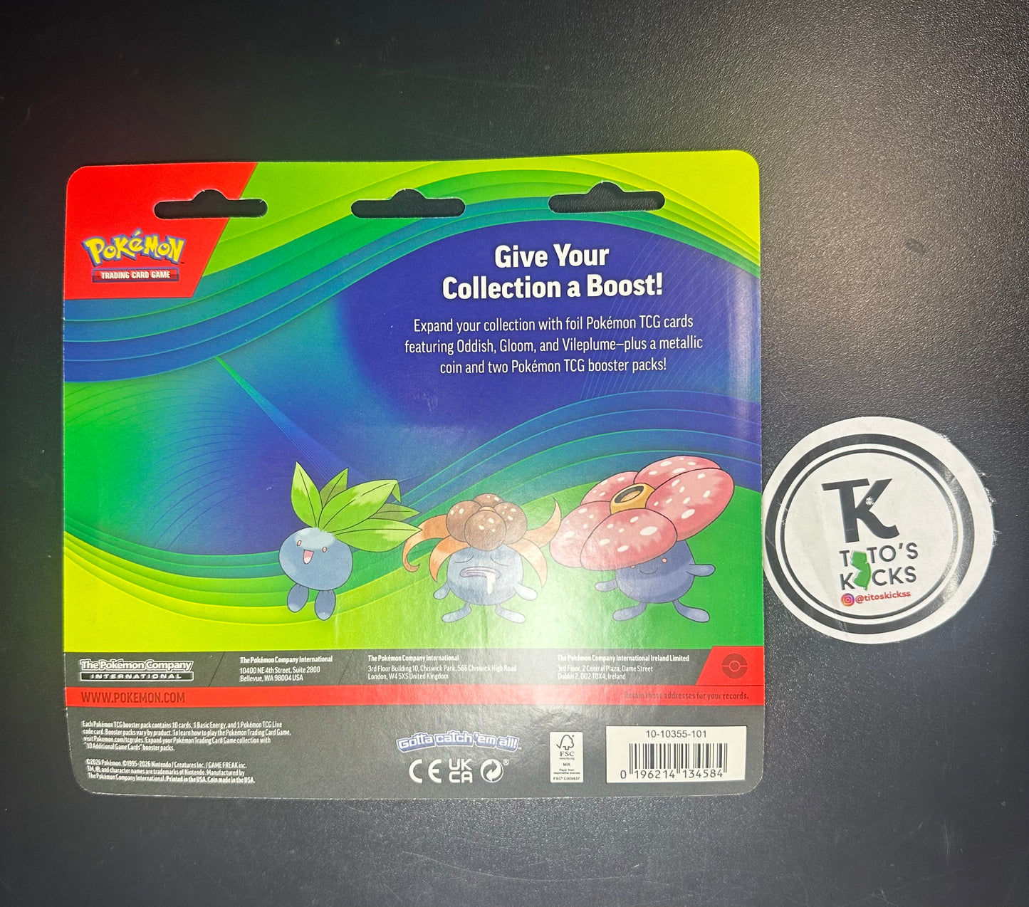 Pokemon TCG 2-Pack w/ Oddish Gloom Vileplume