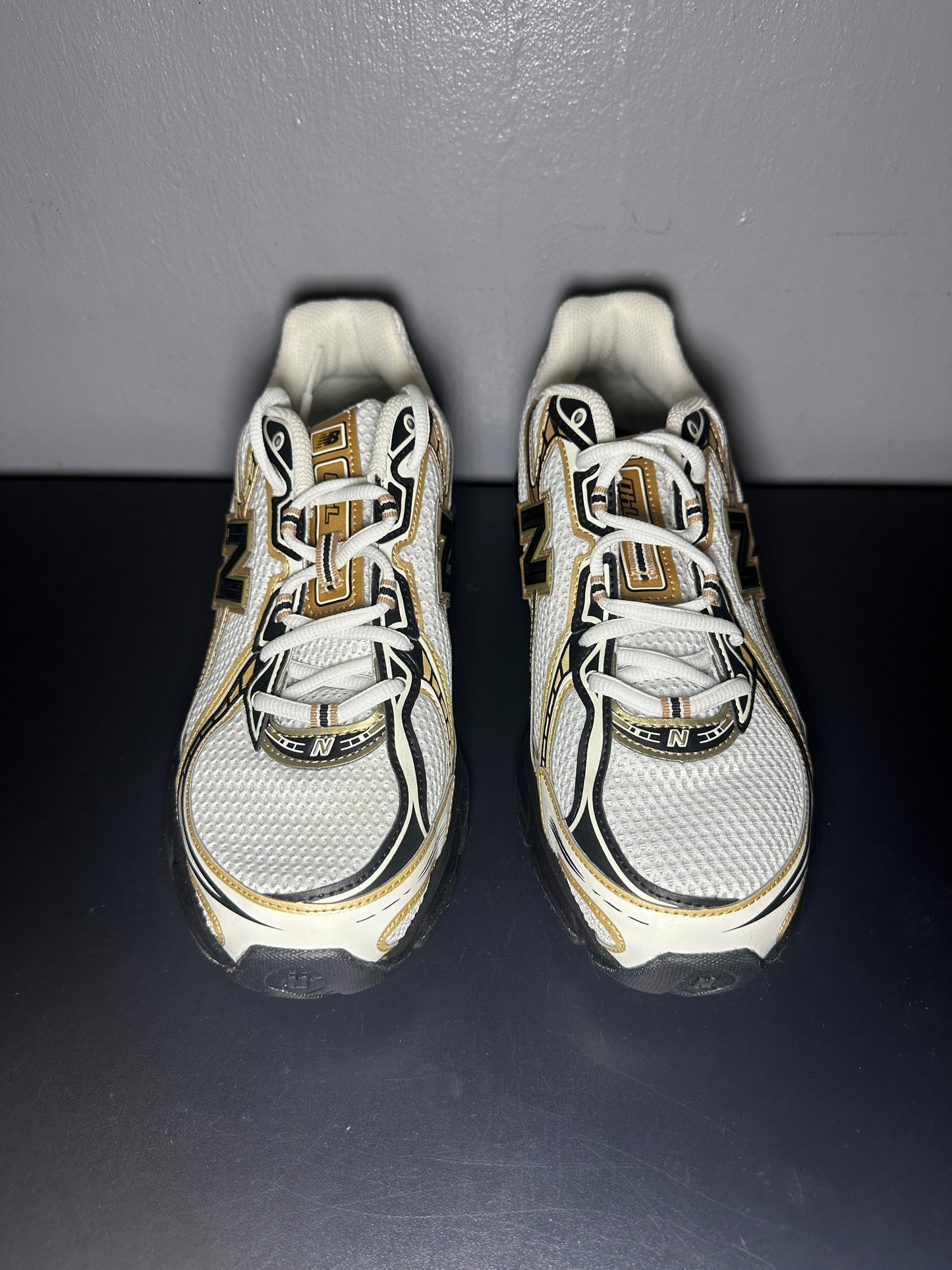 New Balance 740 White Gold Black