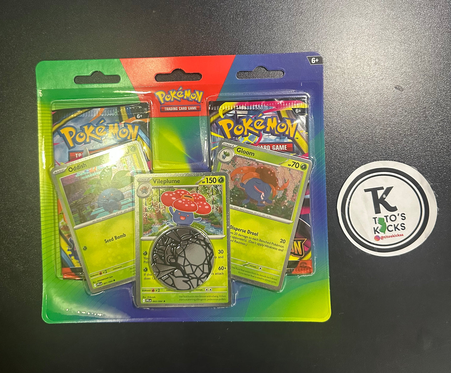 Pokemon TCG 2-Pack w/ Oddish Gloom Vileplume