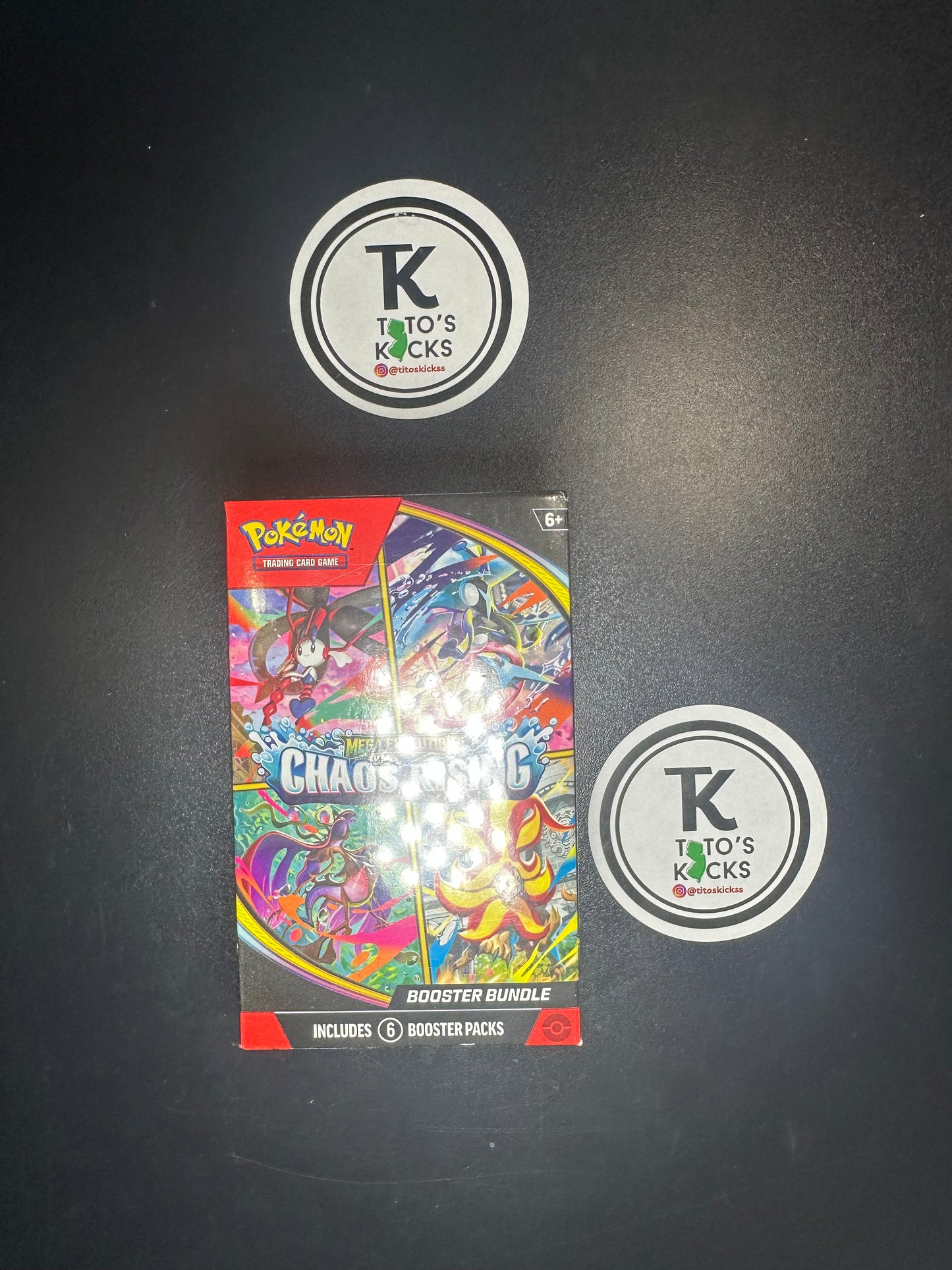 Pokemon TCG: Mega Evolution Chaos Rising Factory Sealed Booster Bundle Card Box 6 packs